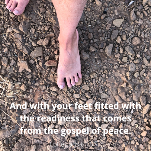 Eph 6:15 – Peaceful shoes