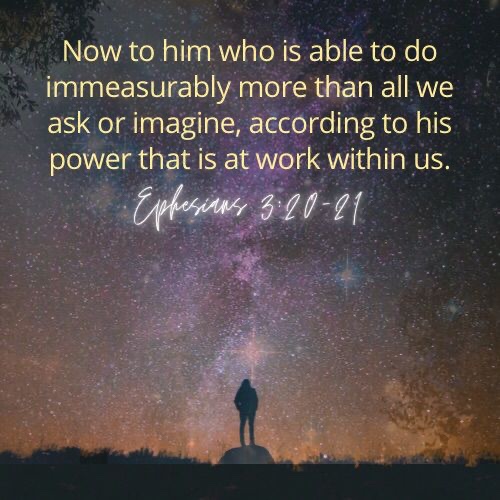 Eph 3:20-21 – Awesome