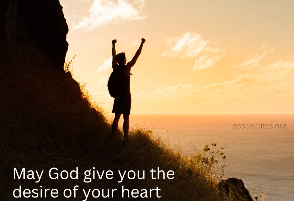 Psa 20:4 – Your heart’s desires