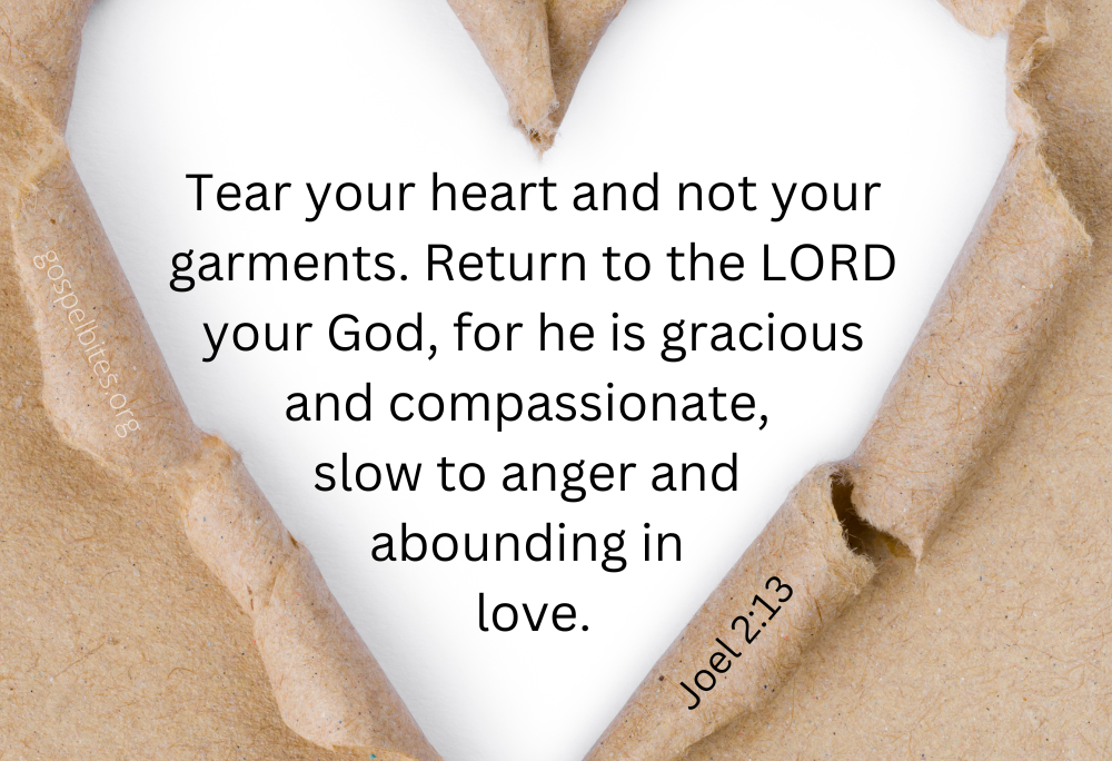 Joe 2:13 – Heart tear