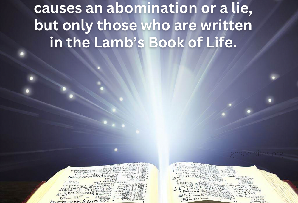 Rev 21:27 – The book life