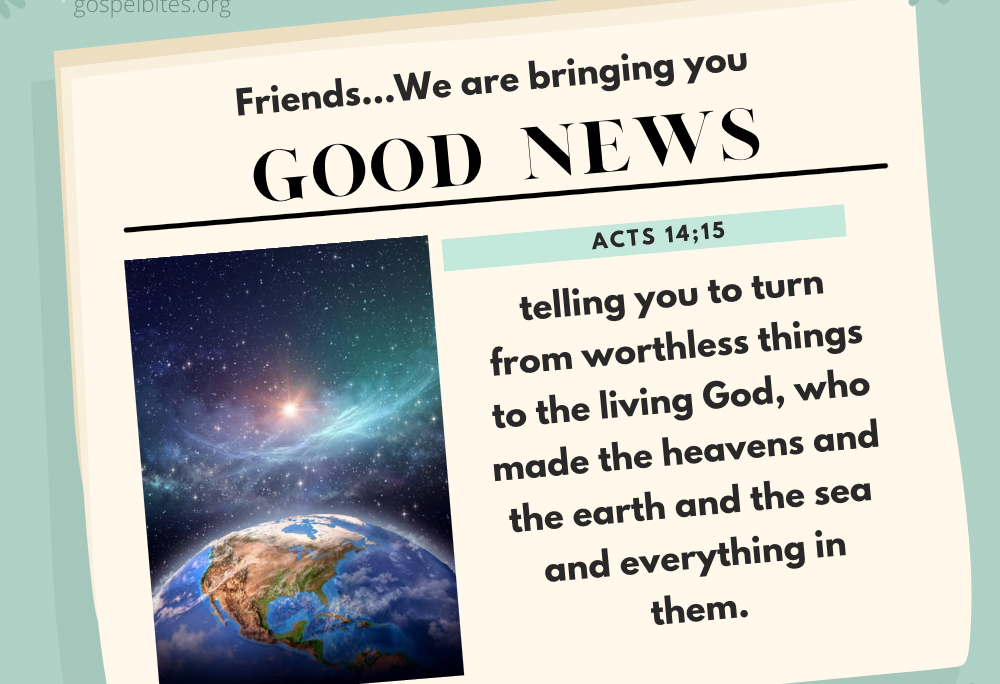 Act 14v15 – Good News Day