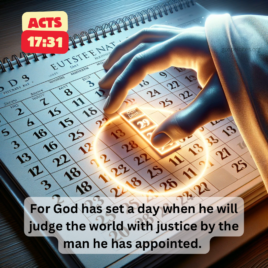 Act 17v30-31 – To the very day