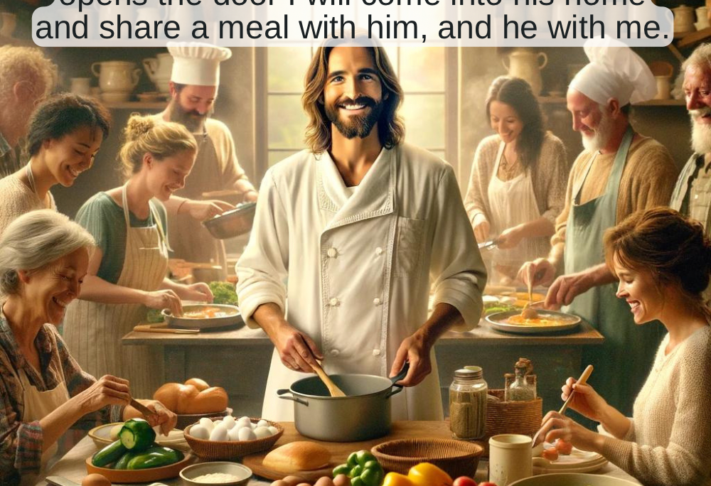 Rev 3v20 – Jesus, the Master Chef