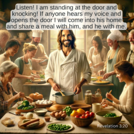 Rev 3v20 – Jesus, the Master Chef