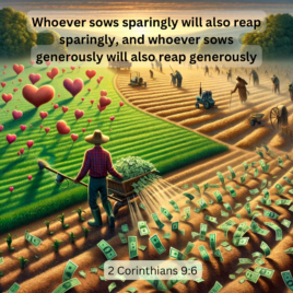 2Co 9v6 – Sow generously