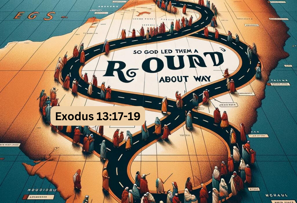 Exo 13v17-18 – God’s Roundabout way