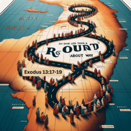 Exo 13v17-18 – God’s Roundabout way